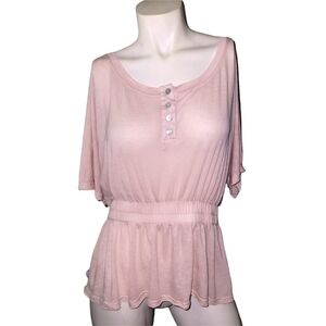 Pol peplum tee Size M So soft!